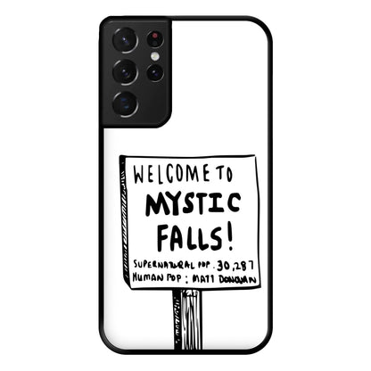 Welcome to Mystic Falls - VD Phone Case for Galaxy S21 Ultra