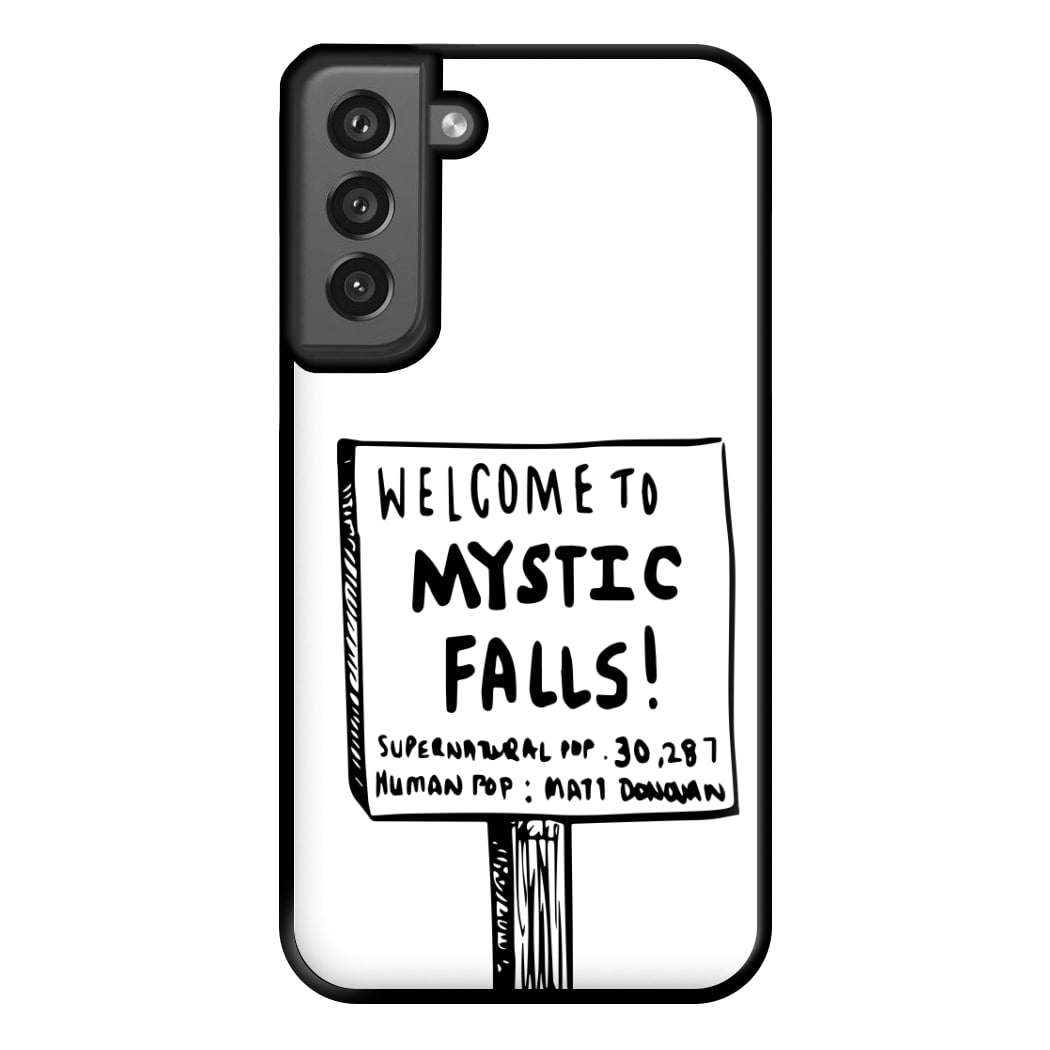 Welcome to Mystic Falls - VD Phone Case for Galaxy S21FE