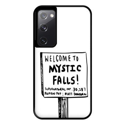 Welcome to Mystic Falls - VD Phone Case for Galaxy S20FE