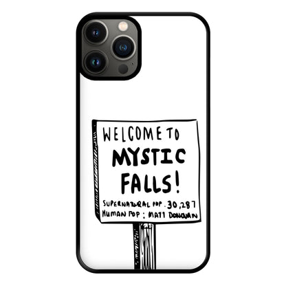 Welcome to Mystic Falls - VD Phone Case for iPhone 13 Pro Max