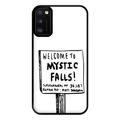 Welcome to Mystic Falls - VD Phone Case for Galaxy A41