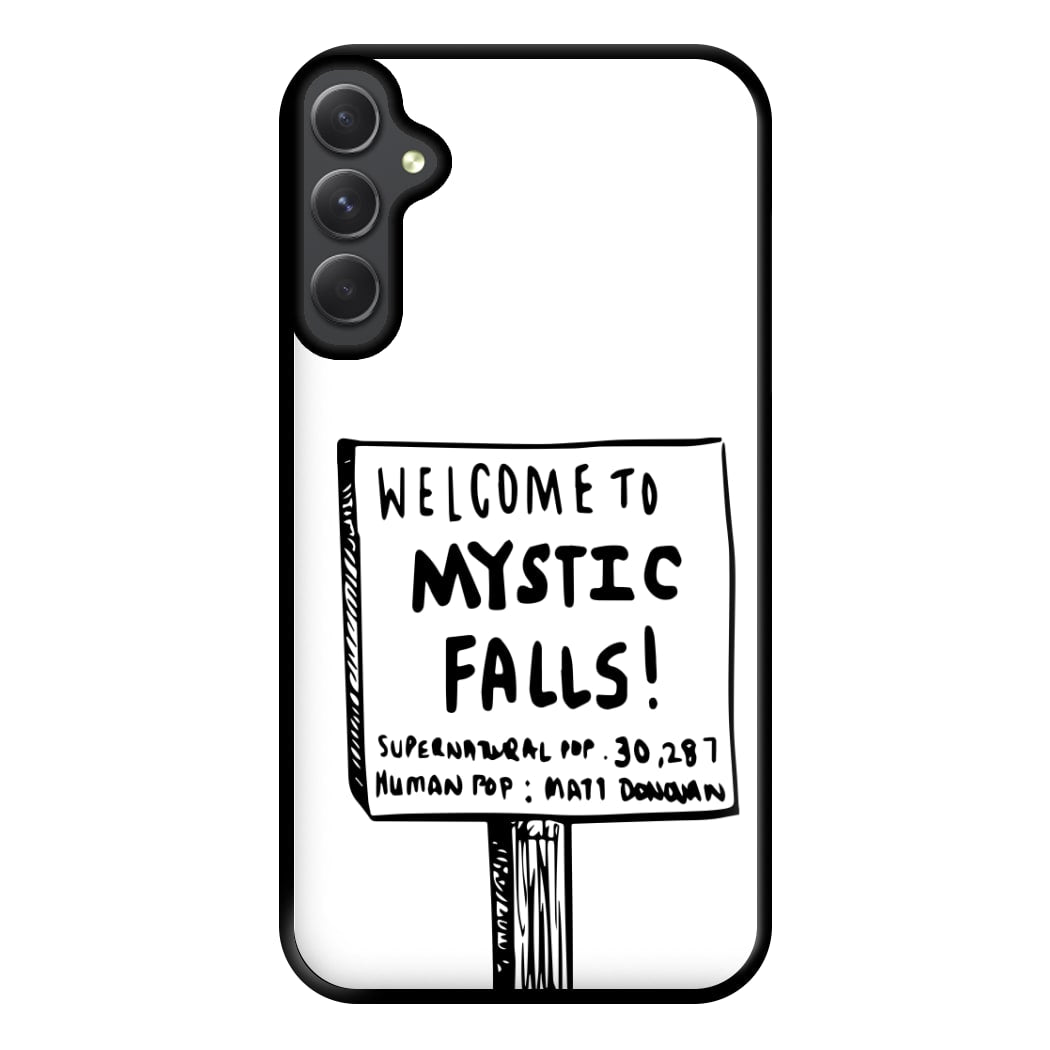 Welcome to Mystic Falls - VD Phone Case for Galaxy A54