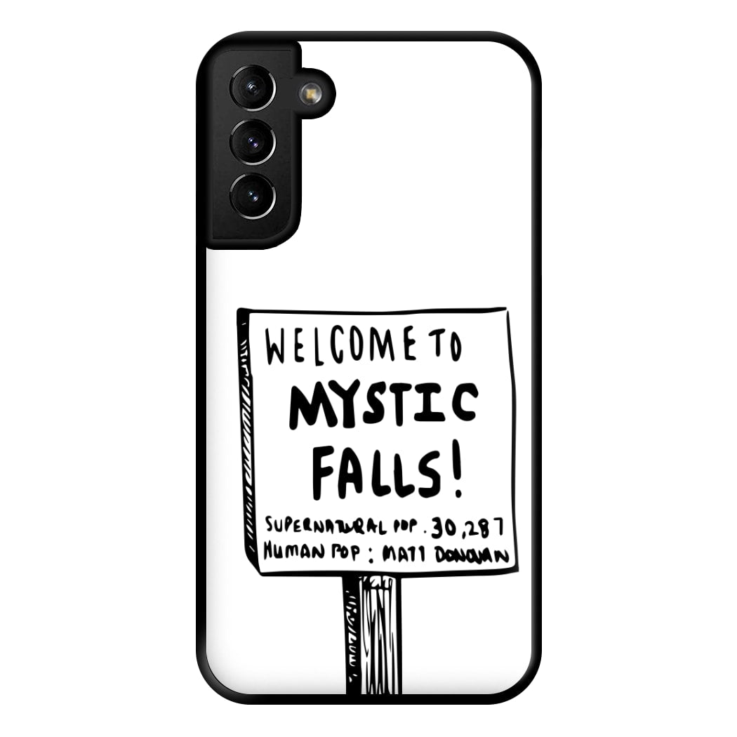 Welcome to Mystic Falls - VD Phone Case for Galaxy S21 Plus