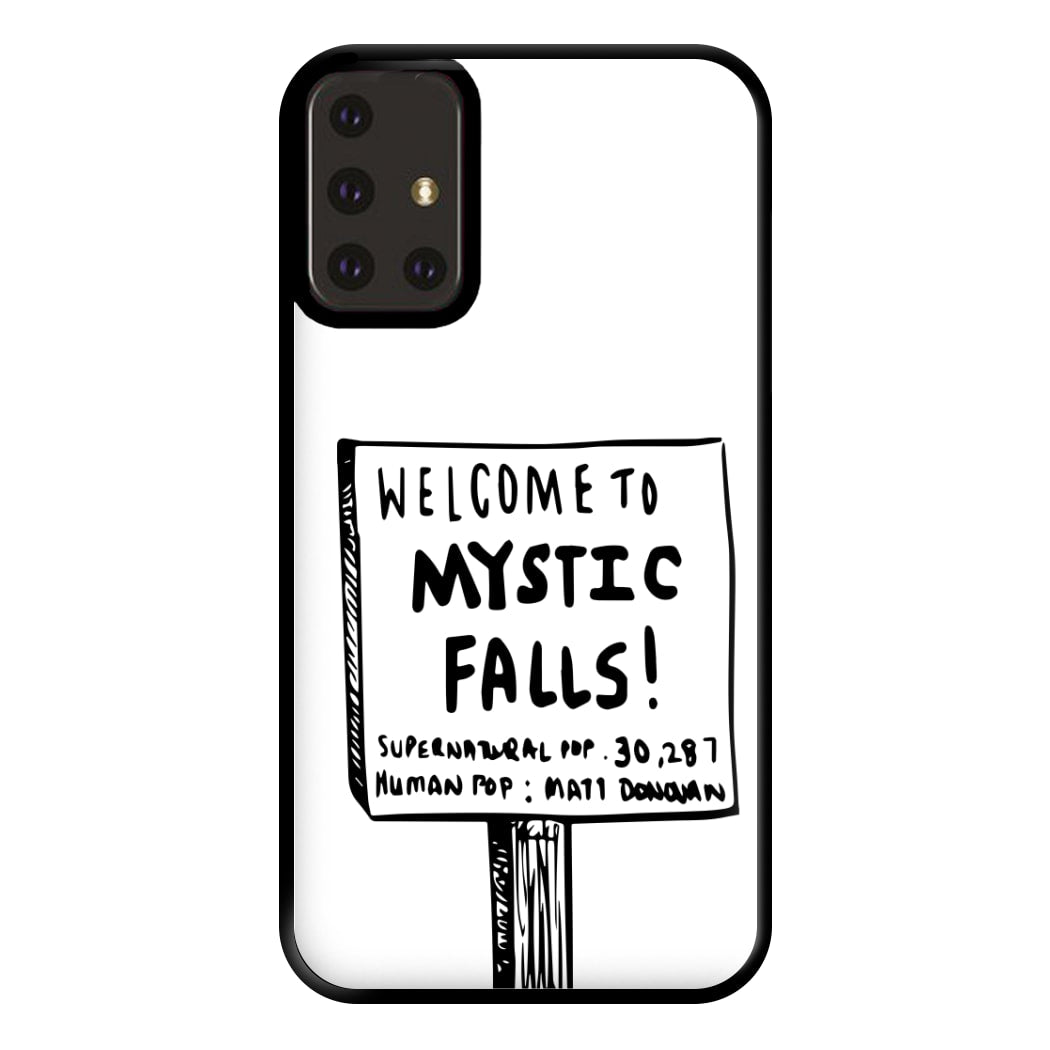 Welcome to Mystic Falls - VD Phone Case for Galaxy A71