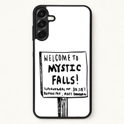 Welcome to Mystic Falls - VD Phone Case for Galaxy A17