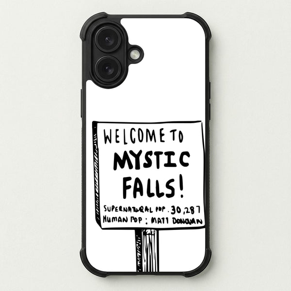 Welcome to Mystic Falls - VD Phone Case — Bumper case