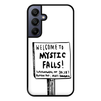 Welcome to Mystic Falls - VD Phone Case for Galaxy A15