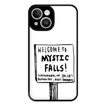 Welcome to Mystic Falls - VD Phone Case for iPhone 14