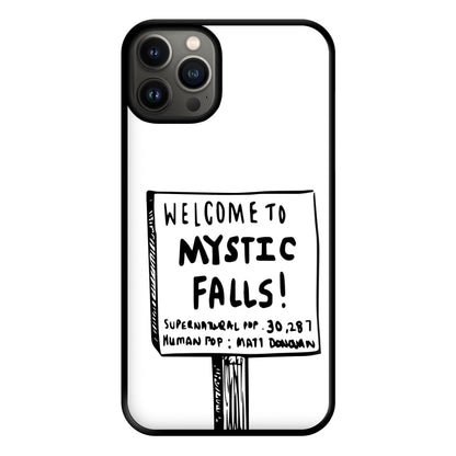 Welcome to Mystic Falls - VD Phone Case for iPhone 13