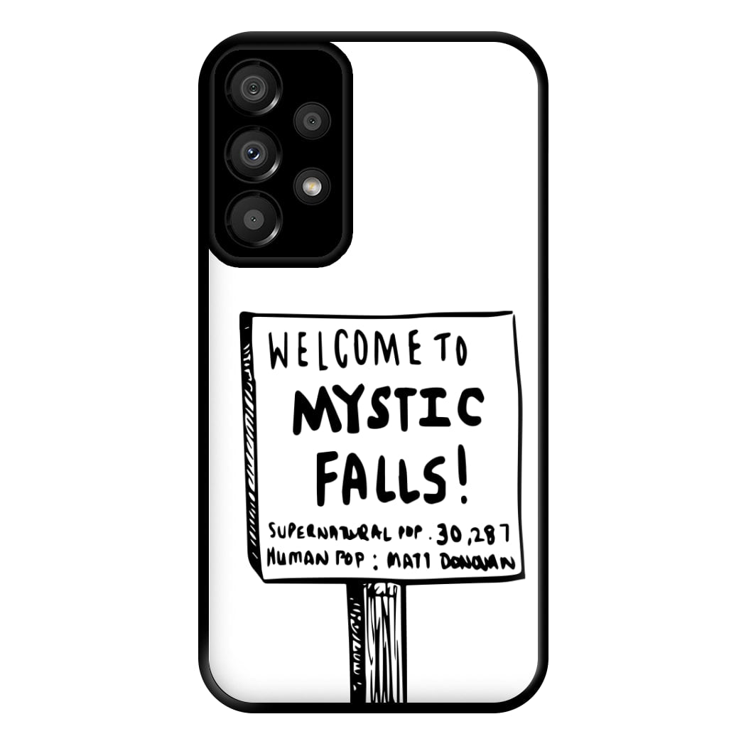 Welcome to Mystic Falls - VD Phone Case for Galaxy A33