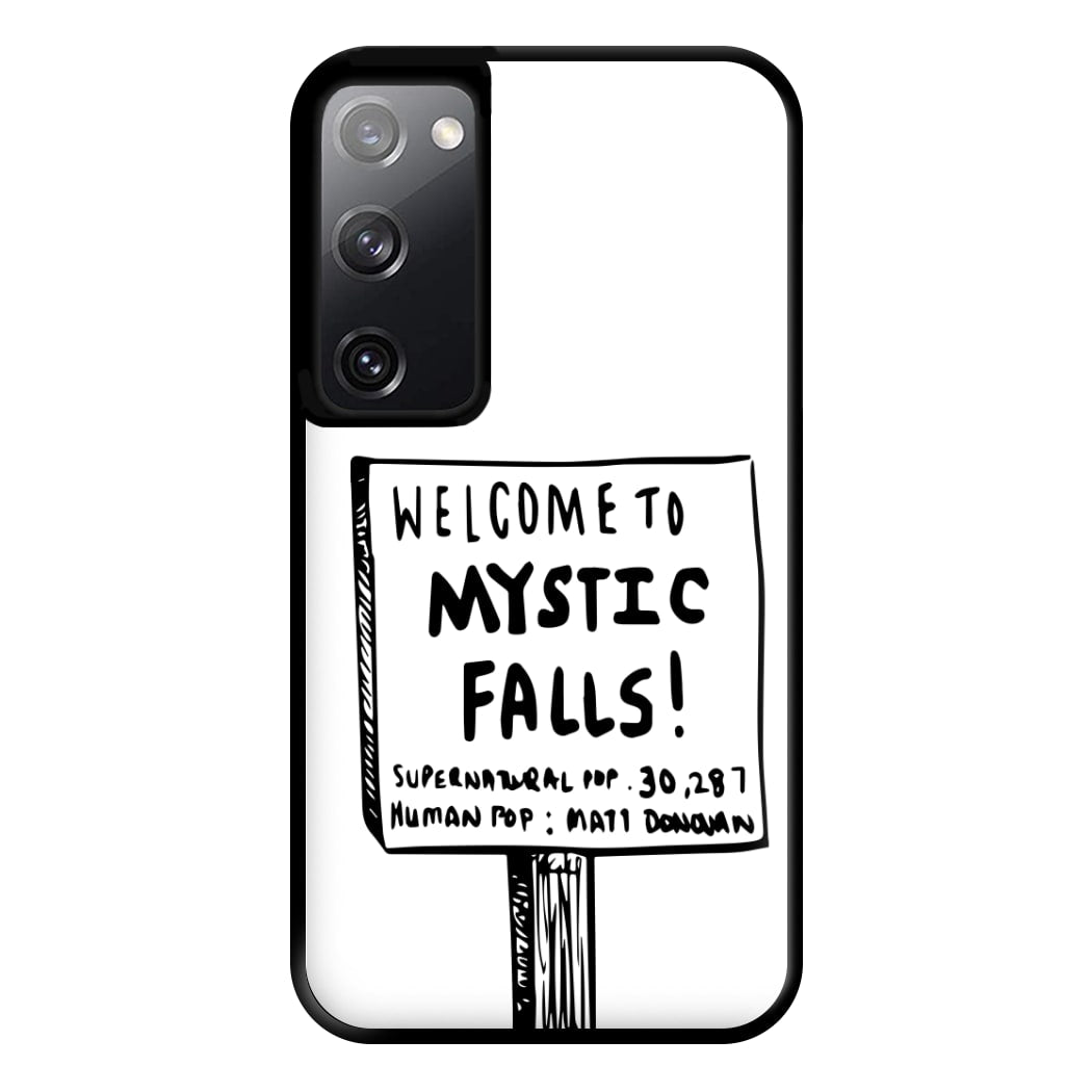 Welcome to Mystic Falls - VD Phone Case for Galaxy S20