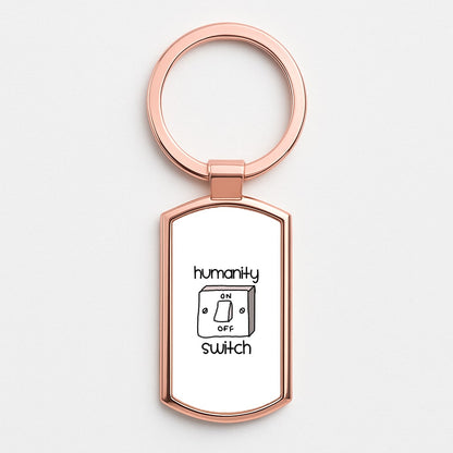 Humanity Switch - VD Rose Gold Keyring