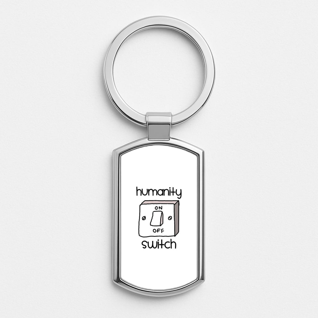 Humanity Switch - VD Silver Keyring
