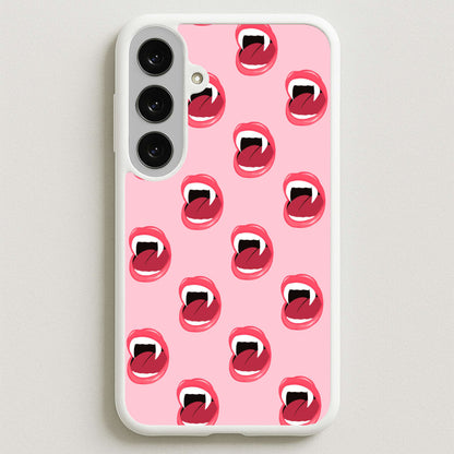 Vampire Pattern Phone Case for Galaxy S25FE