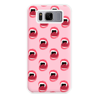 Vampire Pattern Phone Case for Galaxy S8 Plus