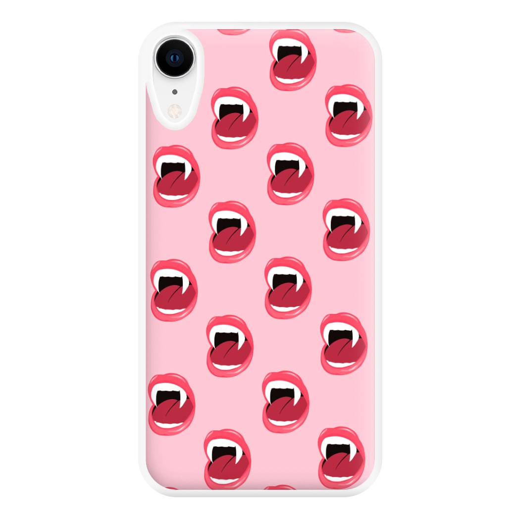 Vampire Pattern Phone Case for iPhone XR