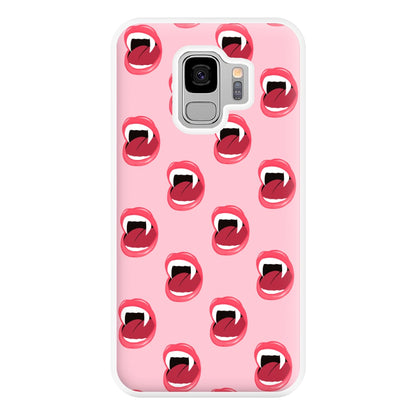 Vampire Pattern Phone Case for Galaxy S9 Plus