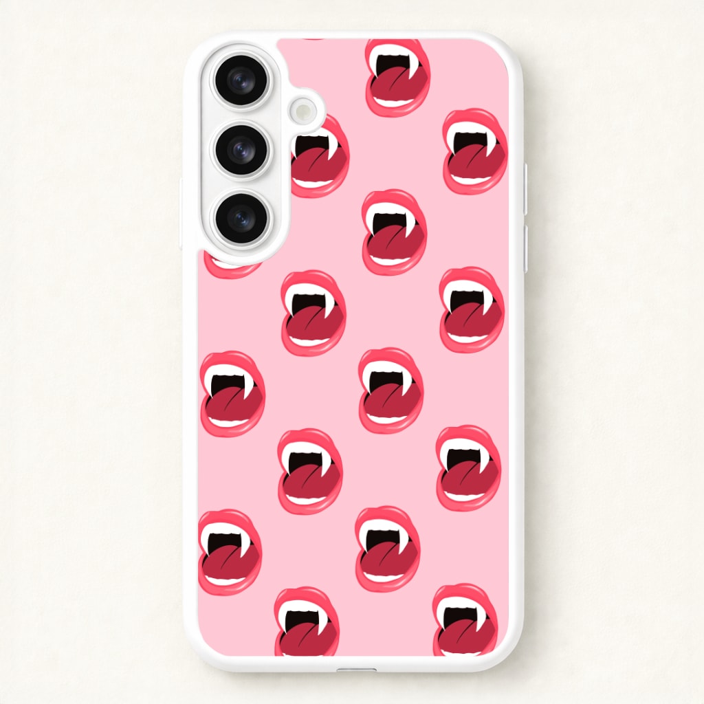 Vampire Pattern Phone Case for Galaxy S26 Plus