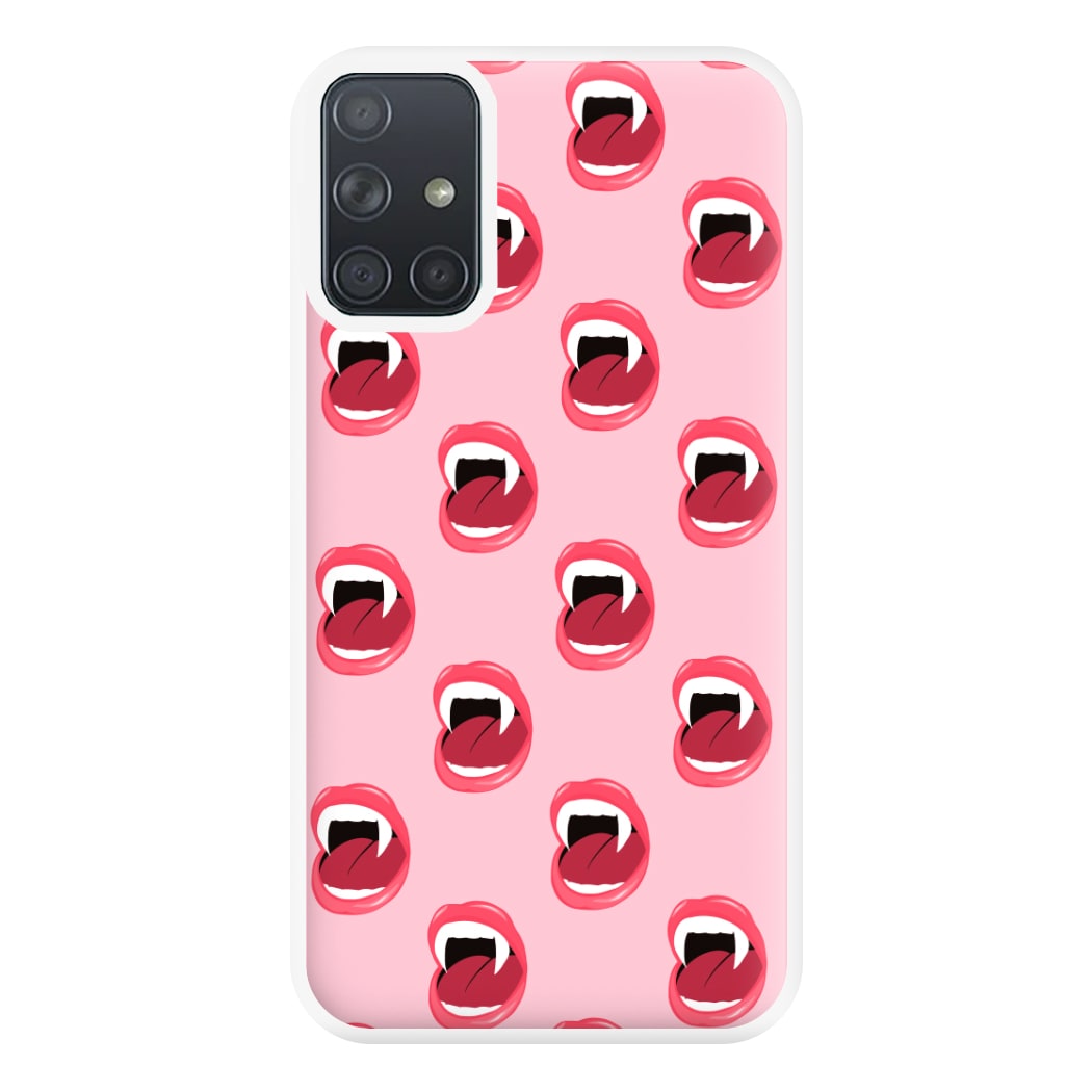 Vampire Pattern Phone Case for Galaxy A71