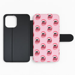 Vampire Pattern Flip Phone Case