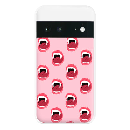 Vampire Pattern Phone Case for Google Pixel 6a