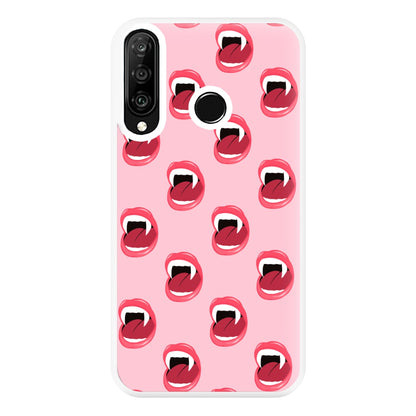 Vampire Pattern Phone Case for Huawei P30 Lite