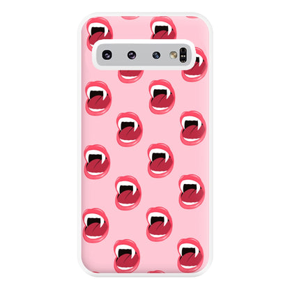 Vampire Pattern Phone Case for Galaxy S10 Plus