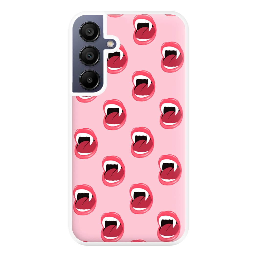 Vampire Pattern Phone Case for Galaxy A16