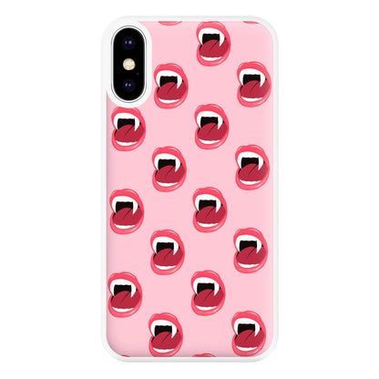 Vampire Pattern Phone Case for iPhone XS Max