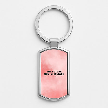The Future Mrs Salvatore - VD Silver Keyring