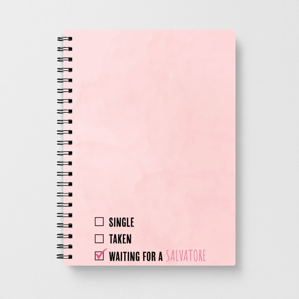 Waiting For A Salvatore - Vampire Diaries Notebook
