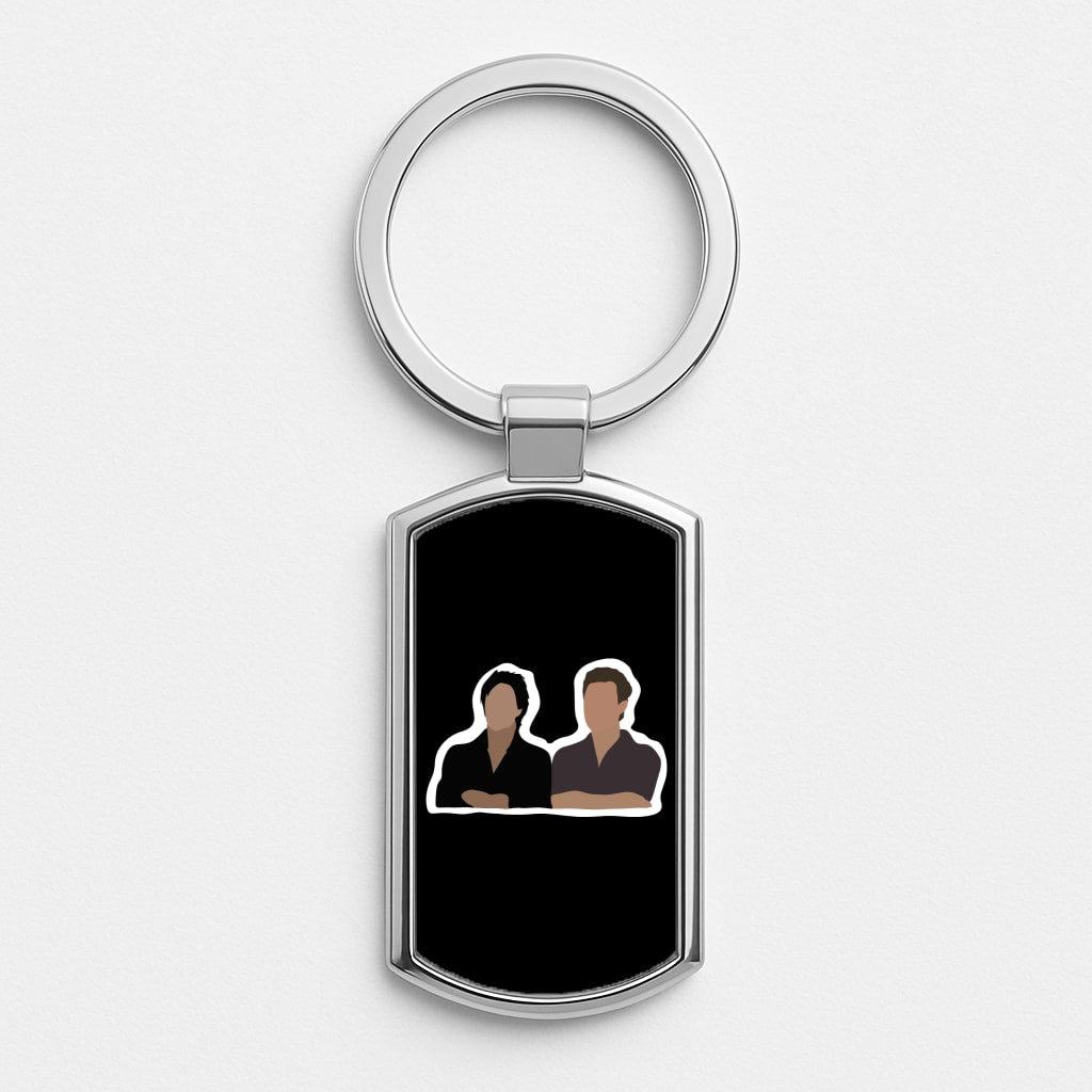 Salvatore Cartoons - VD Silver Keyring