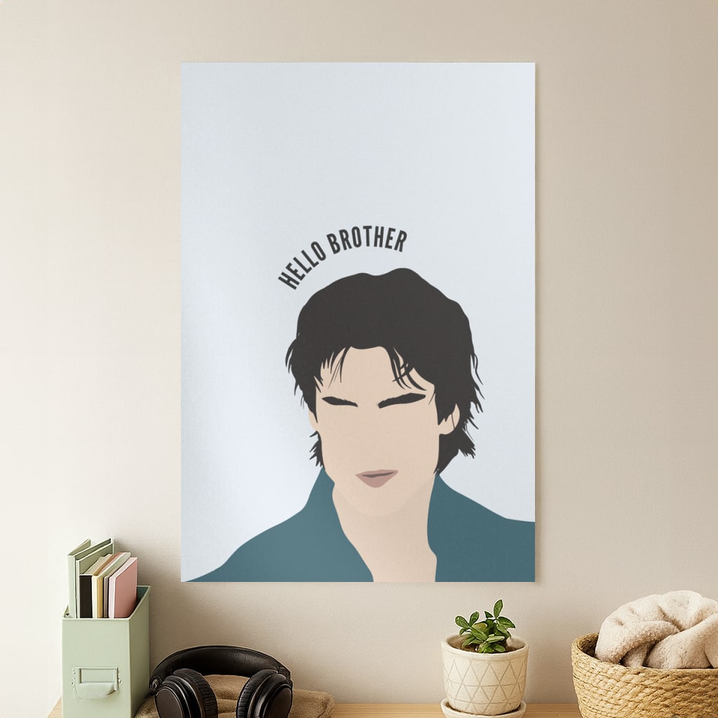 Hello Brother Cartoon - VD Poster