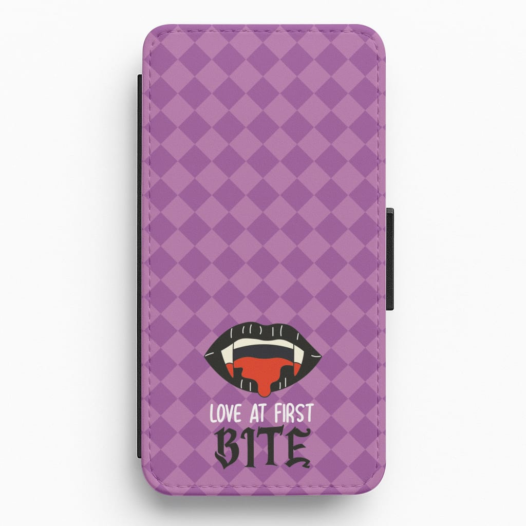 Love At First Bite - VD Flip / Wallet Phone Case