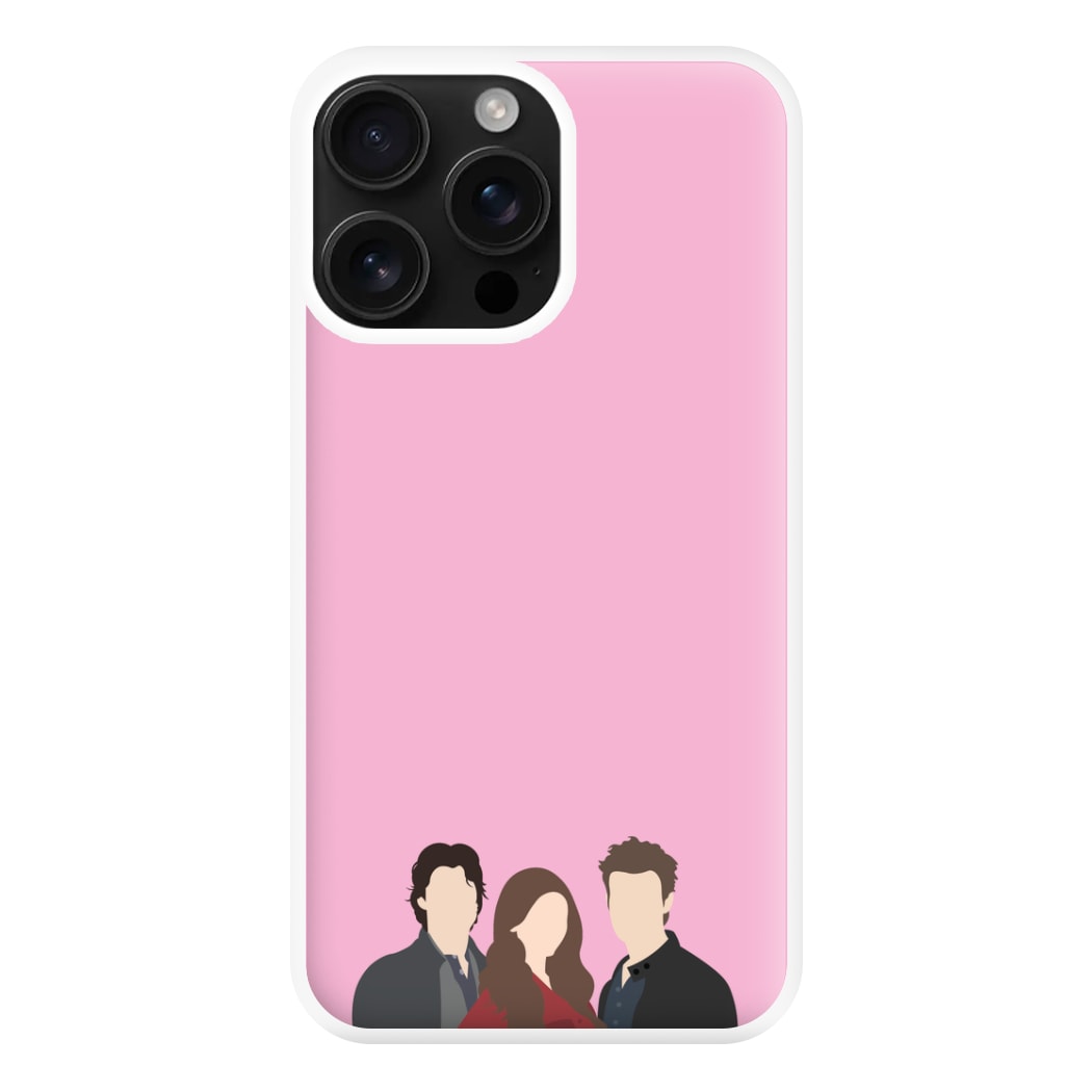 Elena, Damon And Stefan - VD Phone Case