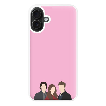 Elena, Damon And Stefan - VD Phone Case for iPhone 16 Plus