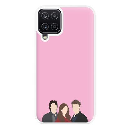 Elena, Damon And Stefan - VD Phone Case for Galaxy A12