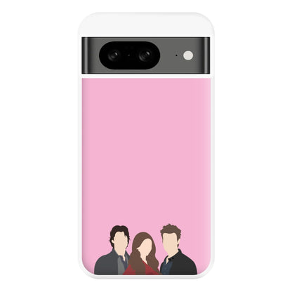 Elena, Damon And Stefan - VD Phone Case for Google Pixel 8