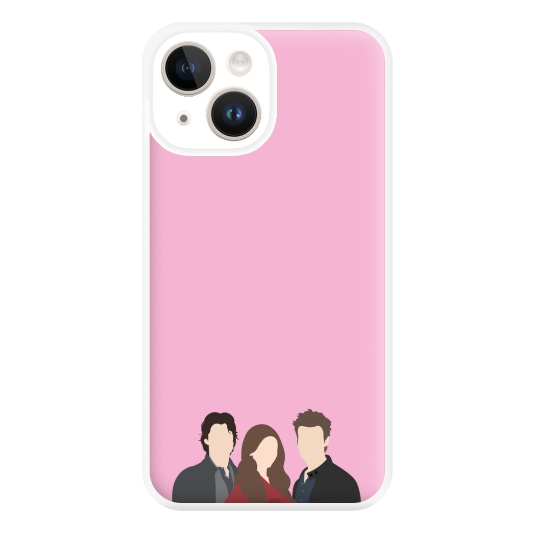 Elena, Damon And Stefan - VD Phone Case for iPhone 14