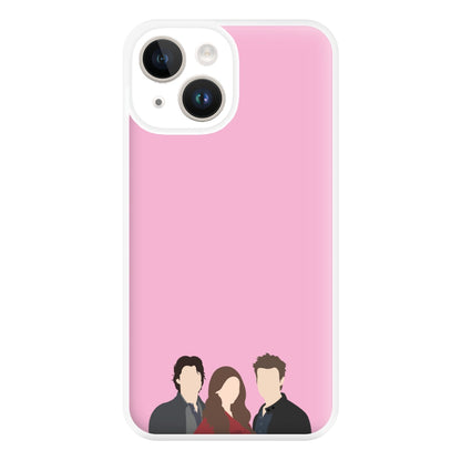 Elena, Damon And Stefan - VD Phone Case for iPhone 14