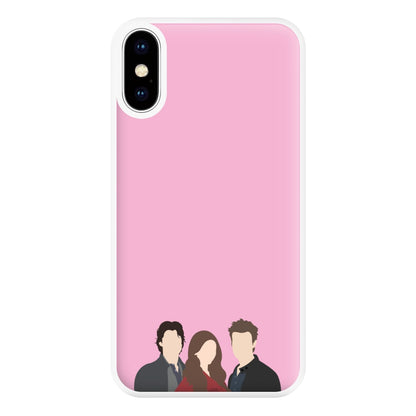 Elena, Damon And Stefan - VD Phone Case for iPhone XS Max