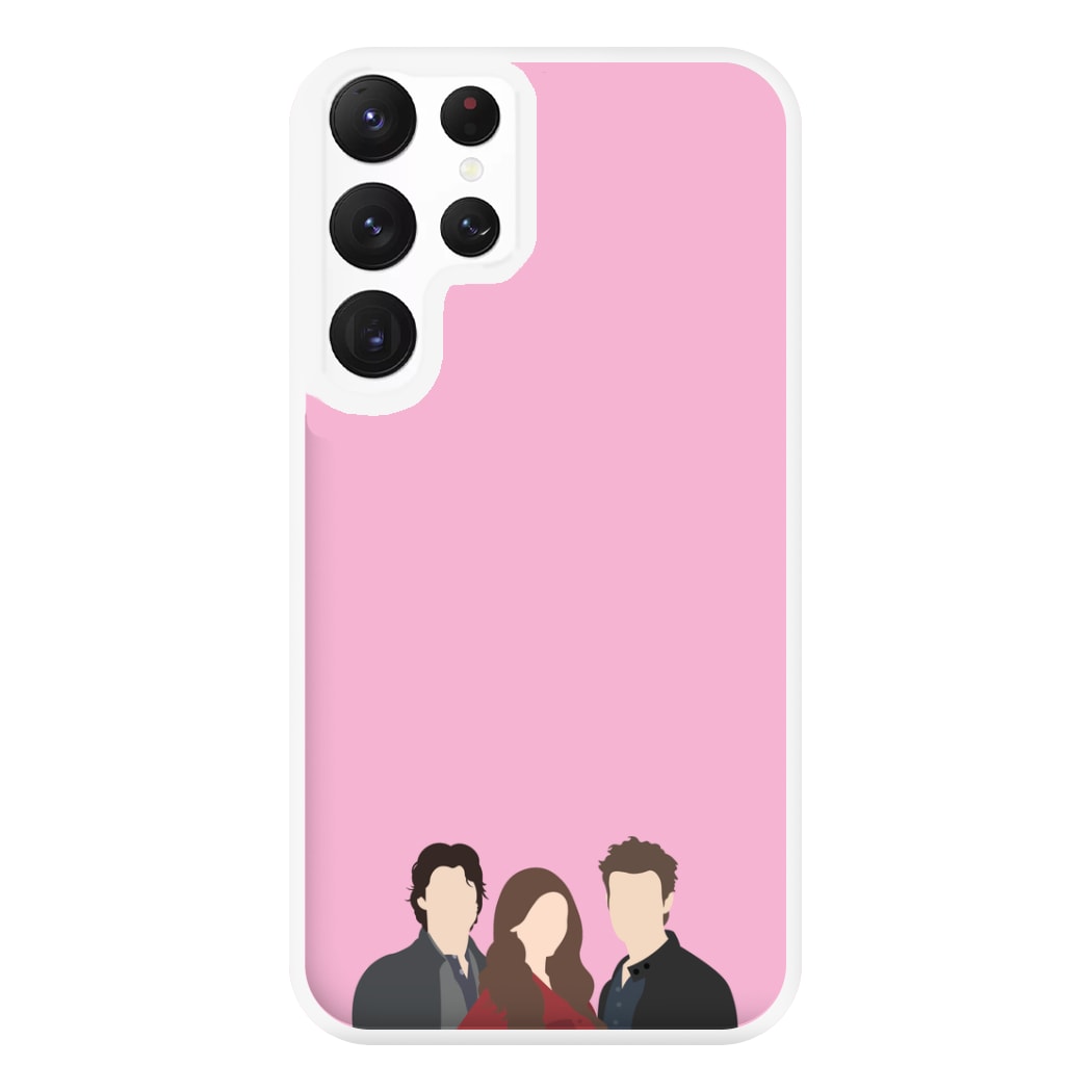 Elena, Damon And Stefan - VD Phone Case for Galaxy S22 Ultra