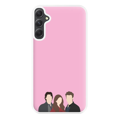 Elena, Damon And Stefan - VD Phone Case for Galaxy A14