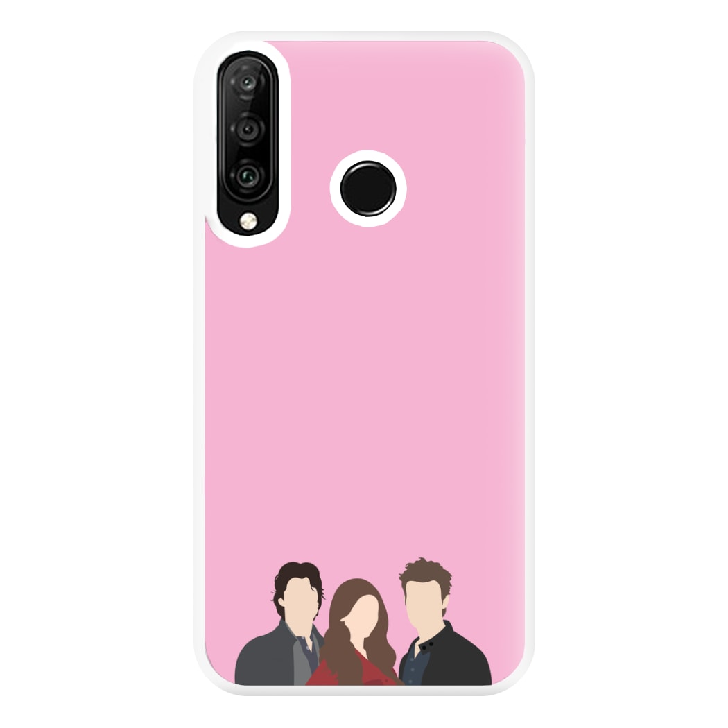 Elena, Damon And Stefan - VD Phone Case for Huawei P30 Lite