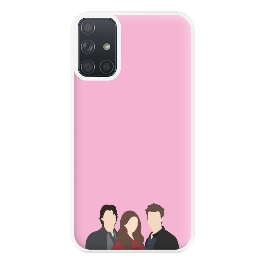 Elena, Damon And Stefan - VD Phone Case for Galaxy A71