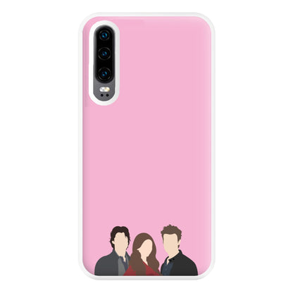 Elena, Damon And Stefan - VD Phone Case for Huawei P30