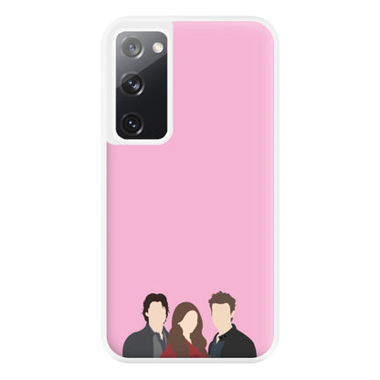 Elena, Damon And Stefan - VD Phone Case for Galaxy S20FE