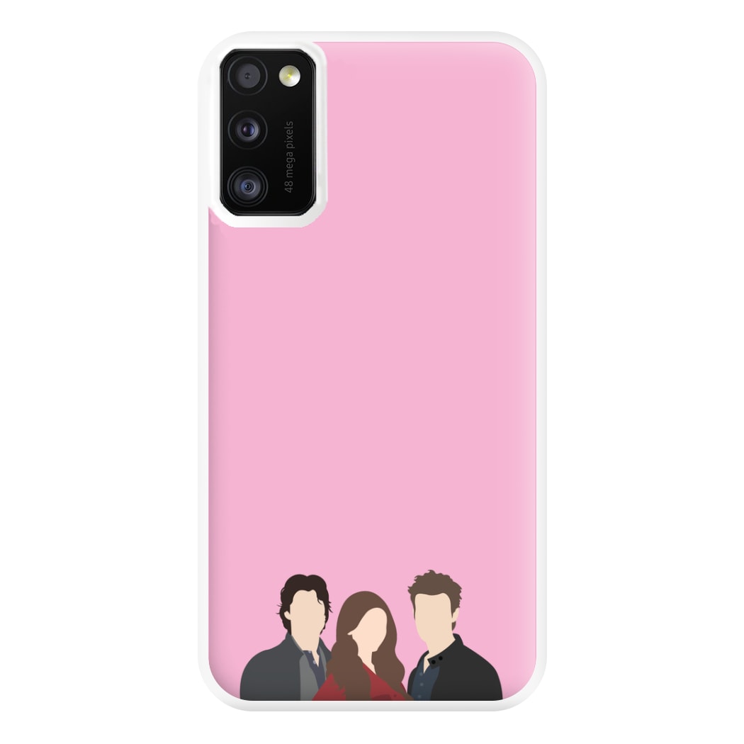 Elena, Damon And Stefan - VD Phone Case for Galaxy A41