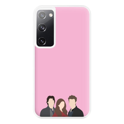 Elena, Damon And Stefan - VD Phone Case for Galaxy S20