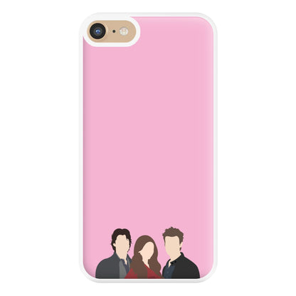 Elena, Damon And Stefan - VD Phone Case for iPhone 6 / 7 / 8 / SE